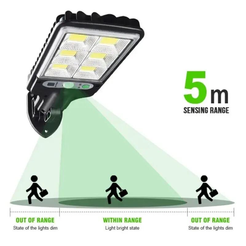 Foco Solar Exterior con Mando - Sensor de Movimiento