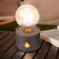 Lámpara Mesita Vintage Retro - Lámpara LED Filamento Regulable Inalámbrica