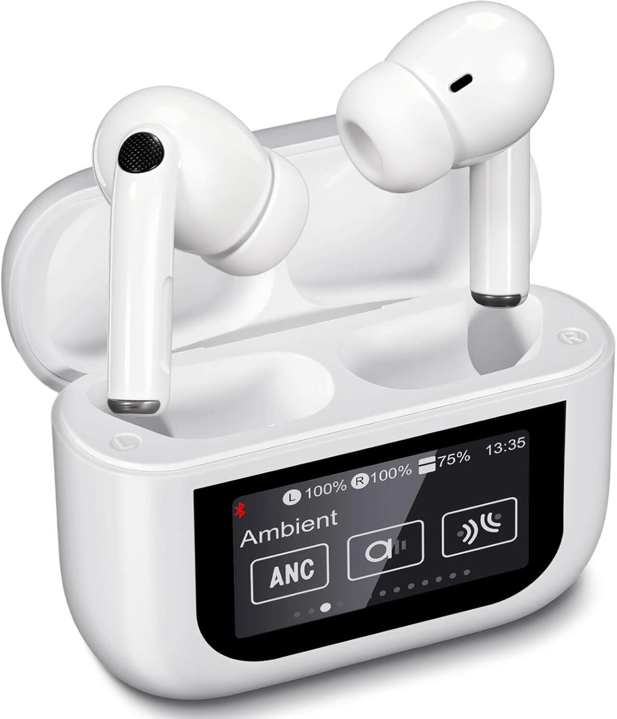 Auriculares Bluetooth Pantalla Táctil Cancelación de Ruido Impermeables