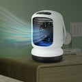 Aire Acondicionado Portátil USB Ventilador con Niebla de Agua, Humidificador y Luces LED Enfriador Personal Recargable