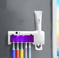 Esterelizador UV Cepillos Dientes Soporte Pared Dispensador Pasta
