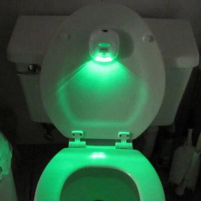 Pack 2 Luz Led Para Water, Tapa de Inodoro con sensor de movimiento