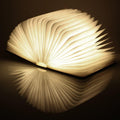 Lámpara Libro Plegable Madera LED