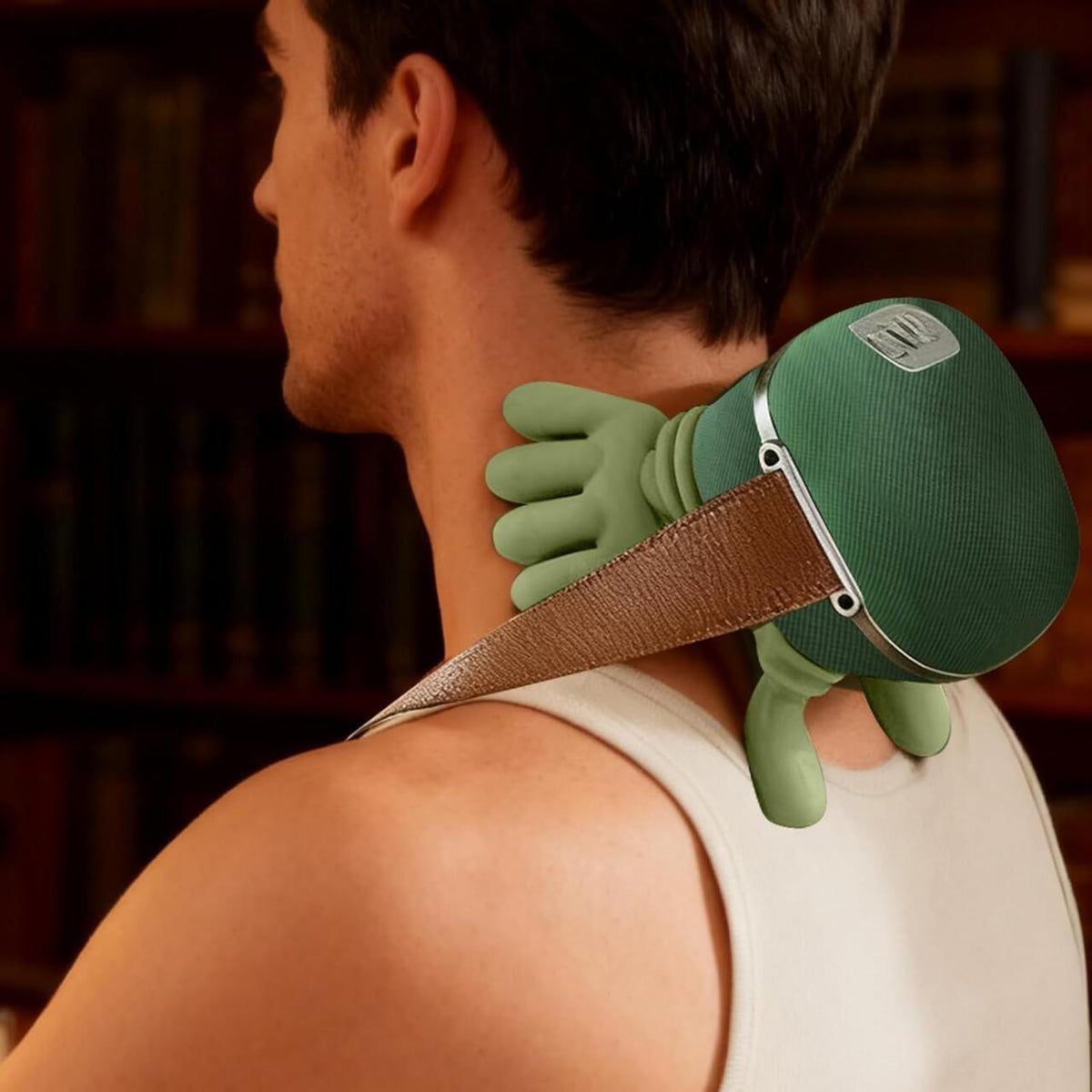 Masajeador Cervical y Espalda 4D con Calor - Mano Biónica - Alivio Instantáneo Cuello