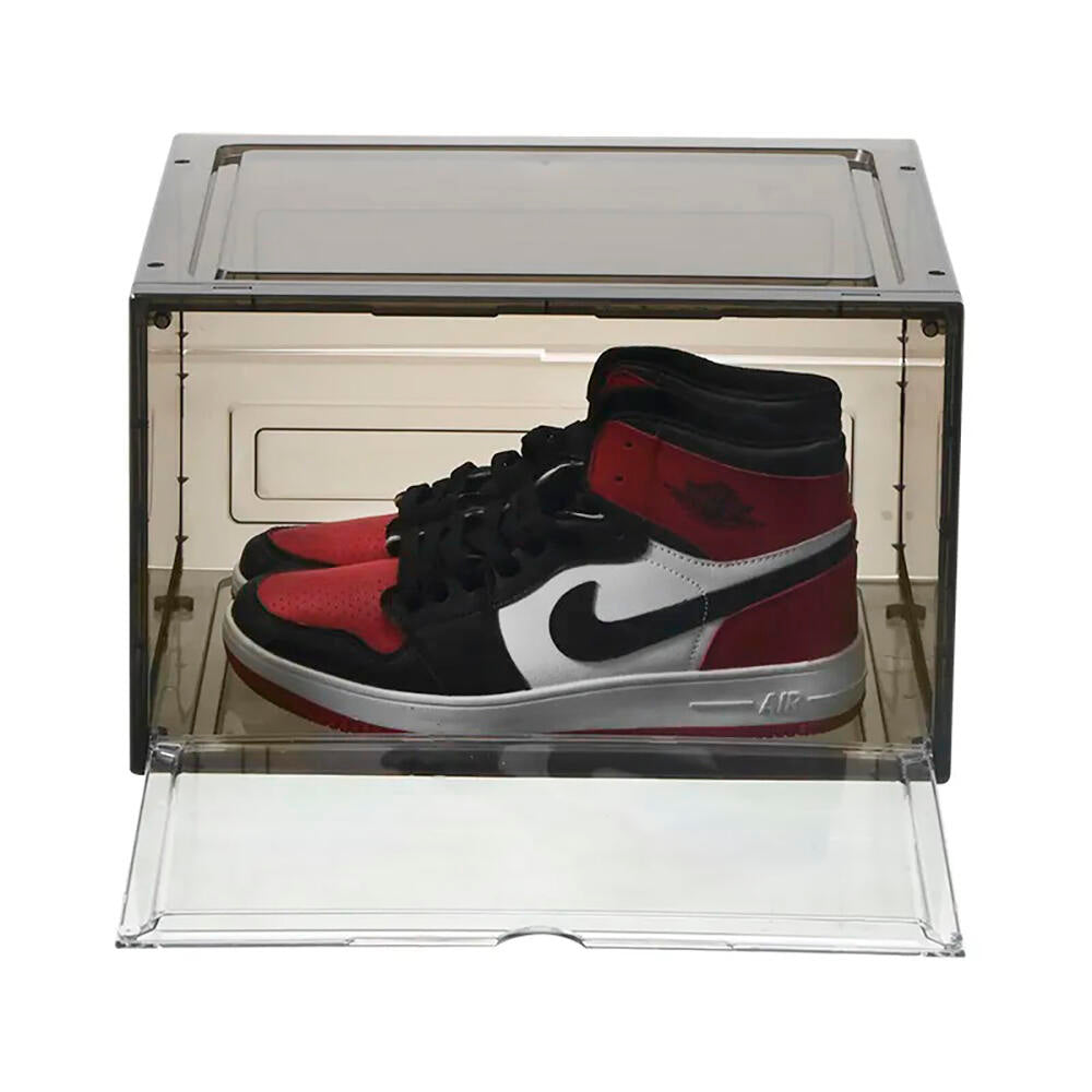 Pack 4 Cajas para Sneakers - Transparentes Plegables con Puerta Magnética hasta Talla46