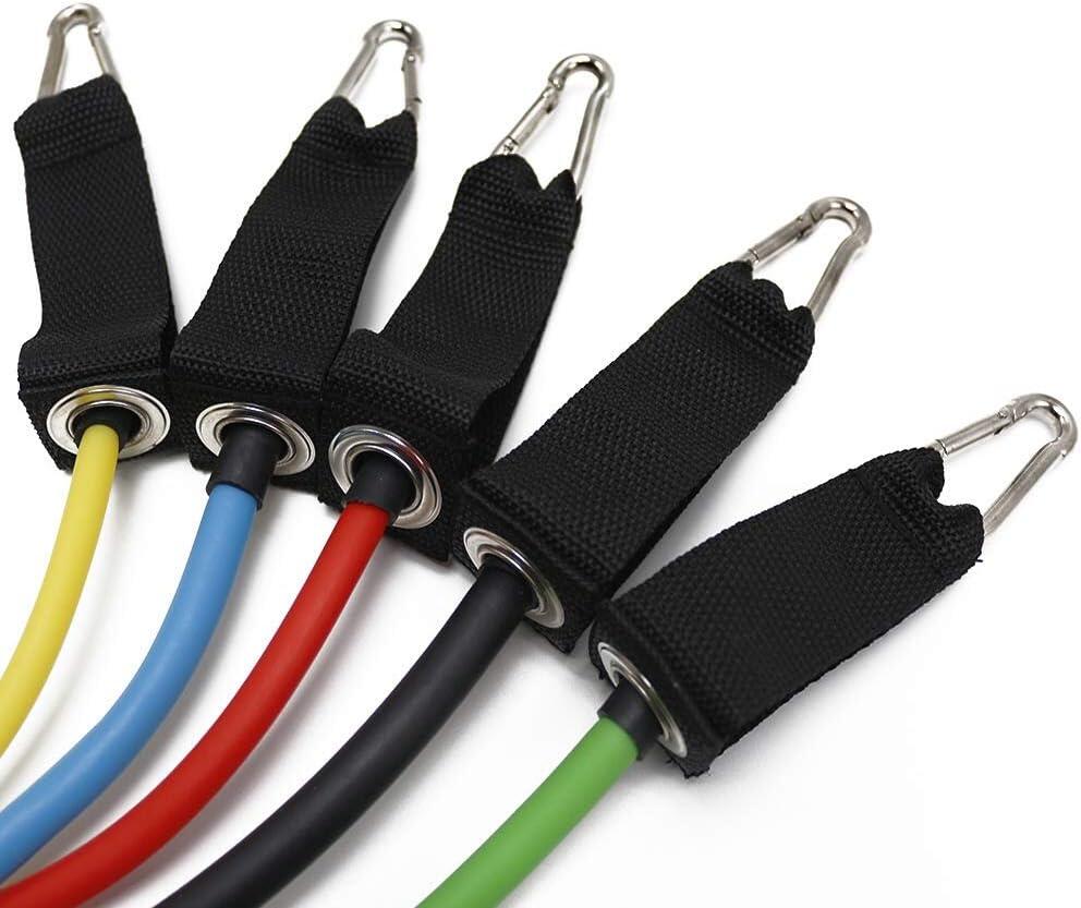 Kit Gomas Elásticas 11 en 1-Gimnasio Completo En Casa+Bolsa