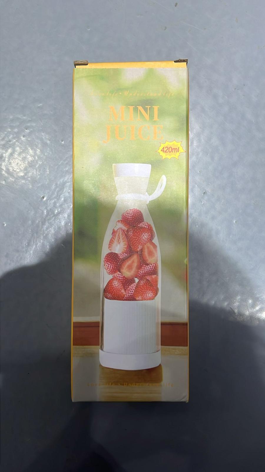 Batidora Portátil USB Recargable para Zumos y Smoothies 6 Cuchillas