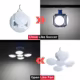 Lampara Solar de Emergencia Plegable - Bombilla LED Solar + USB 4 Modos