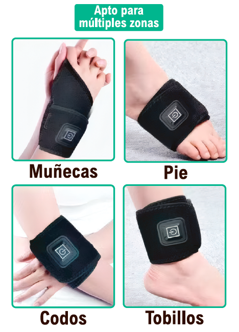Muñequera Térmica USB - Alivio Dolor Muñeca y Túnel Carpiano