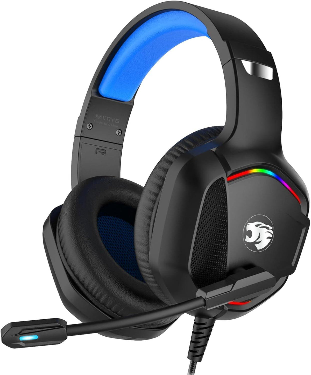 Auriculares Gaming con Micrófono - Luces Led RGB y Sonido Envolvente