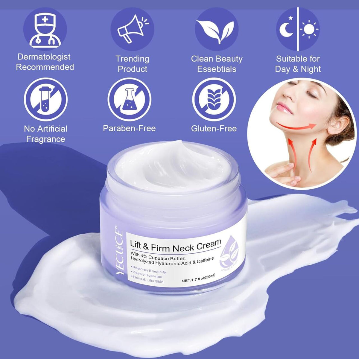 Crema Antienvejecimiento Para el Cuello y Escote